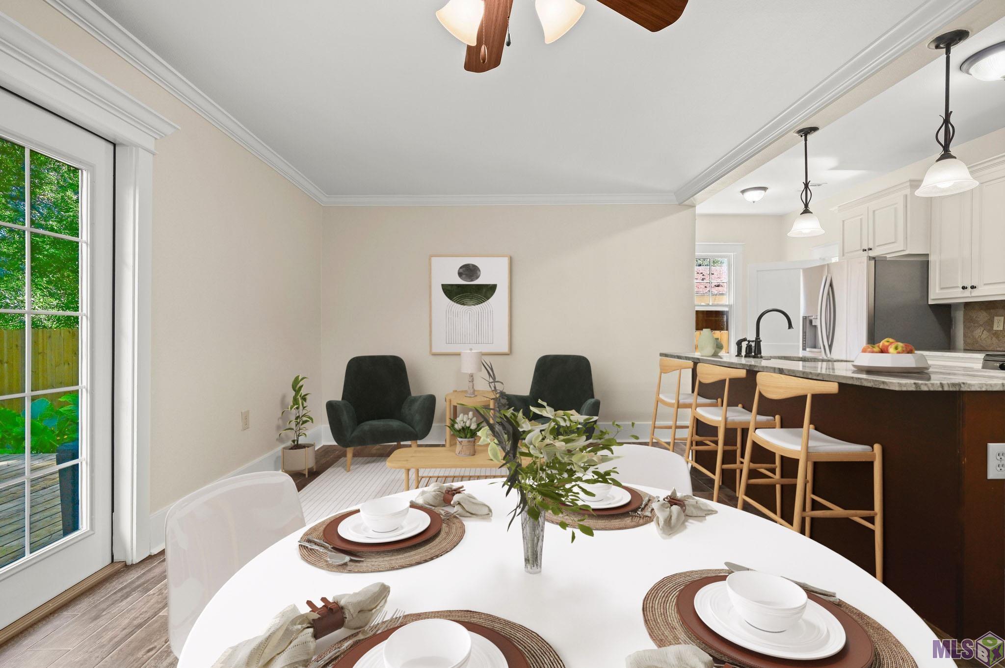 1733 Perkins Road Baton Rouge, LA 70808 - Photo 9 of 23 Vitually Staged Dining/Keeping room
