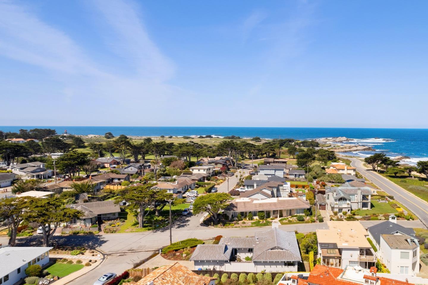 1244 Surf Avenue Pacific Grove, CA 93950 - Photo 3 of 43 an aerial view of residential building and ocean
