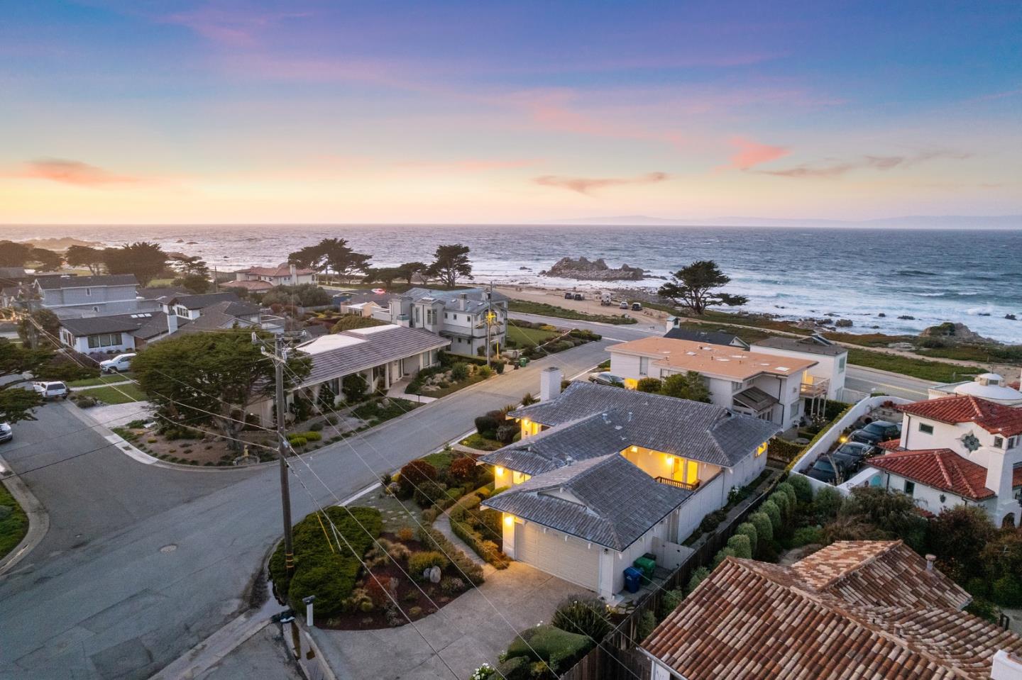 1244 Surf Avenue Pacific Grove, CA 93950 - Photo 39 of 43 an aerial view of a city