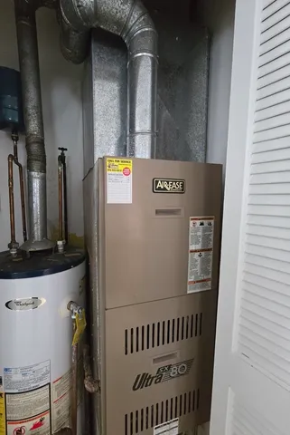 a view of water heater room