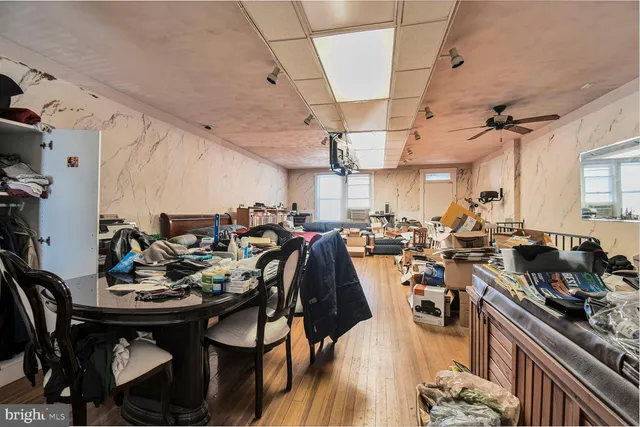 a view of a dining room and livingroom