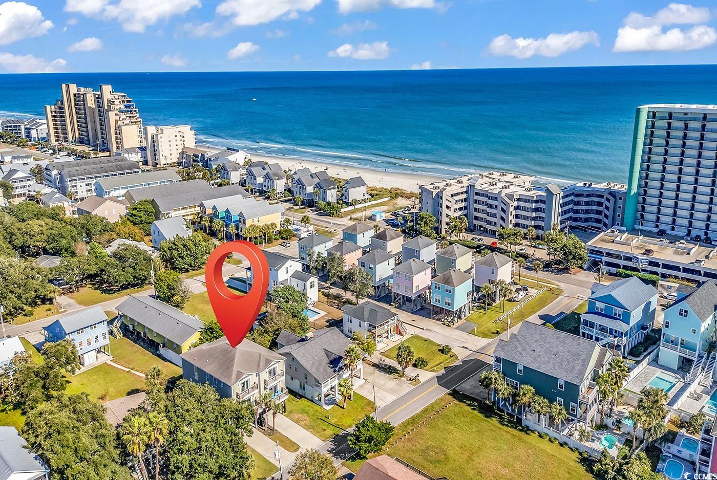 124 B Vista Drive Murrells Inlet, SC 29576 - Photo 2 of 38 Bird's eye view of waterfront with a beach