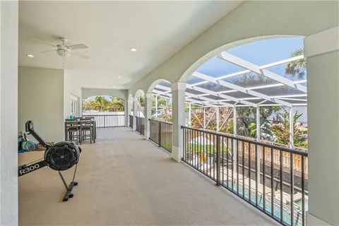 a view of entryway wih livingroom