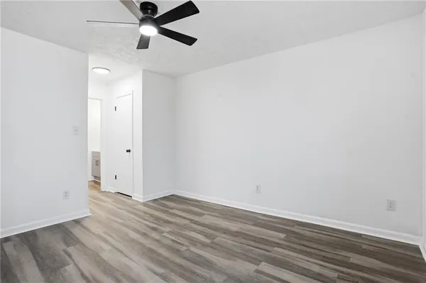 wooden floor in an empty room