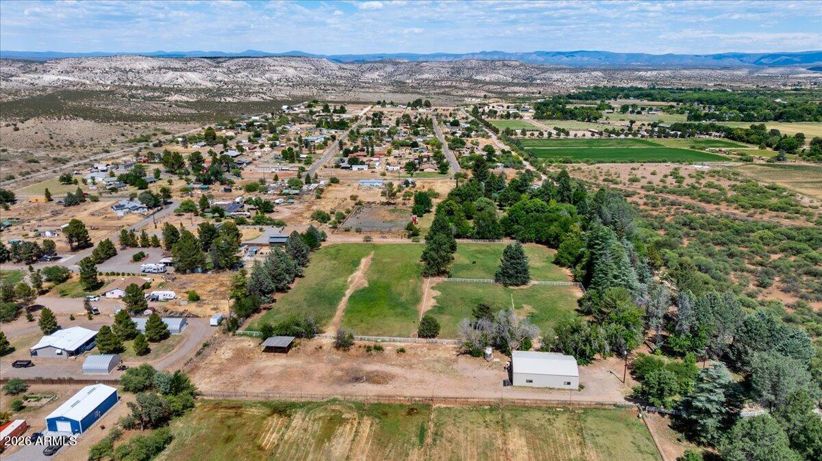 4000 Mahoney Road, Unit 1 Camp Verde, AZ 86322 - Photo 30 of 41 an aerial view of a house with a lake view
