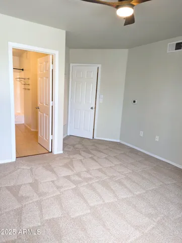 a view of an empty room