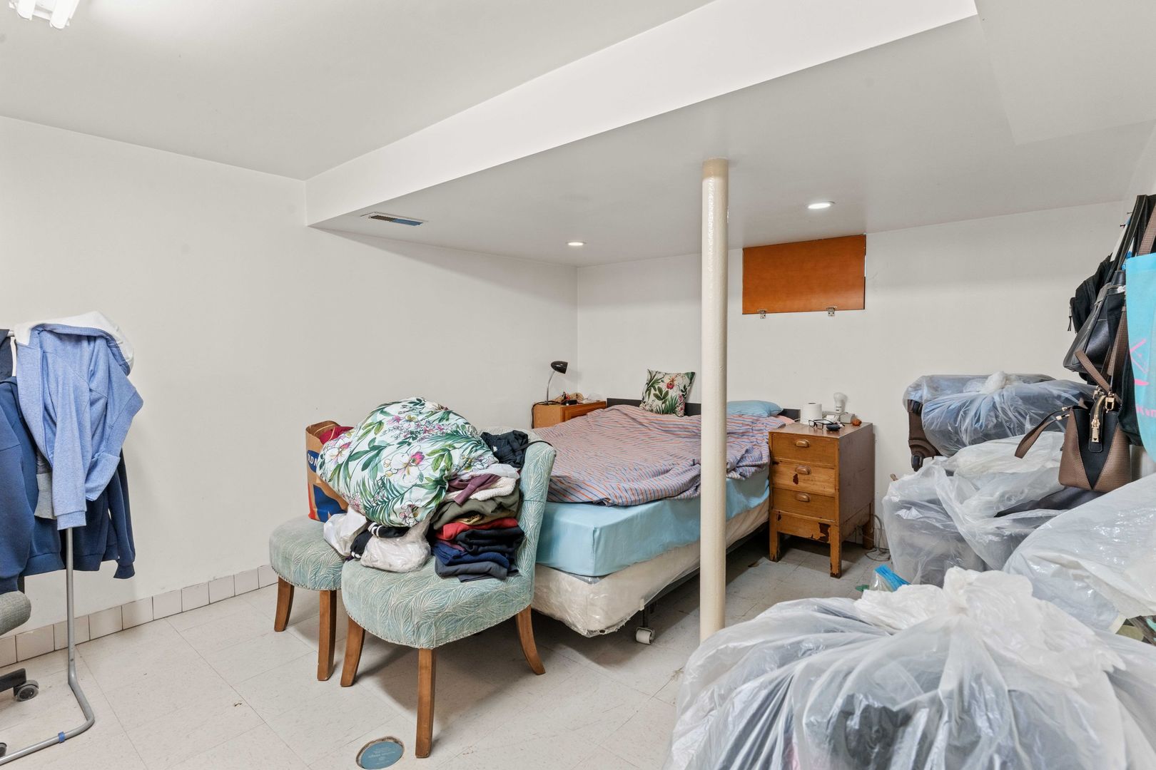 318 West 24th Place Chicago, IL 60616 - Photo 11 of 21 a bed room with a bed furniture and a chair