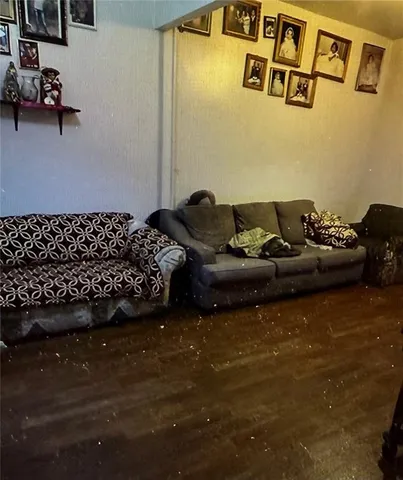 a bed room with a bed and a window