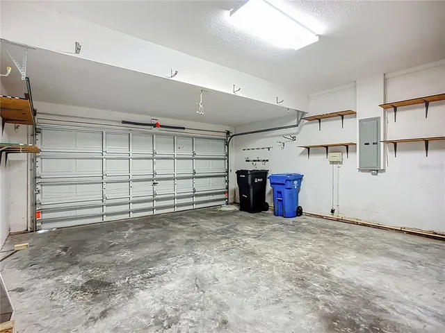 a view of empty room with windows