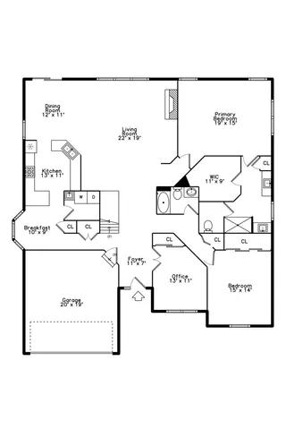 a picture of a hall with a white wall