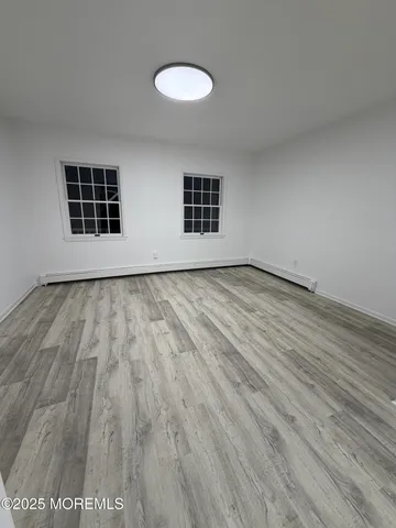 wooden floor in a room
