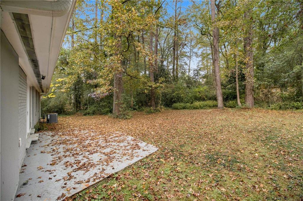 3449 Misty Valley Road Decatur, GA 30032 - Photo 25 of 25 a backyard of a house with lots of green space