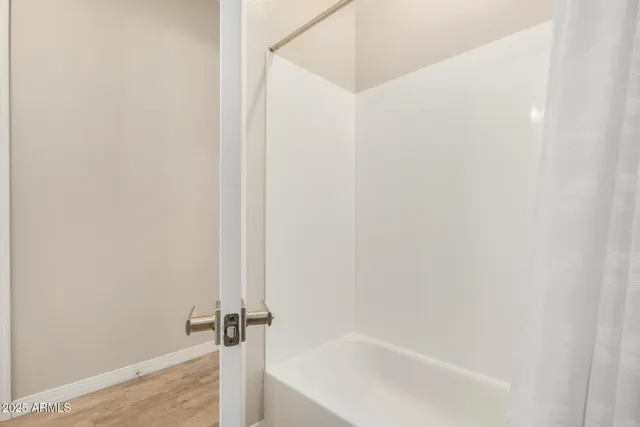 a close up of a bathtub