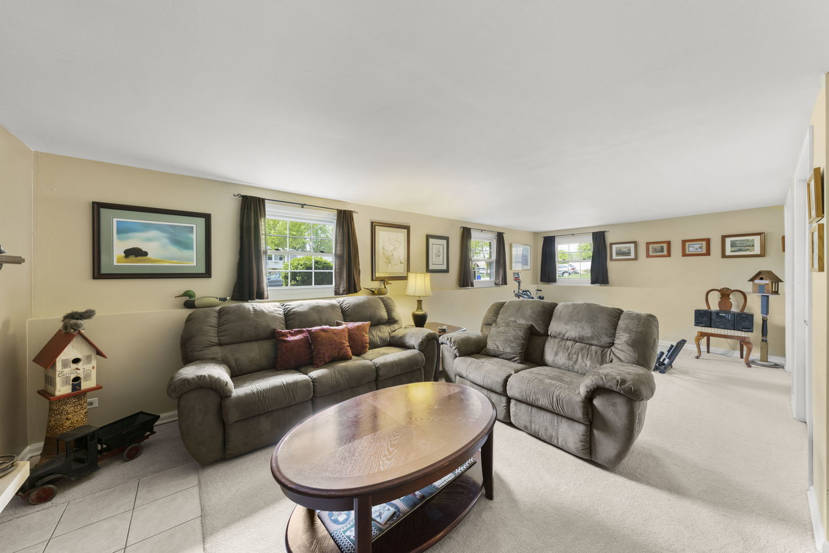 1635 South Prospect Street Wheaton, IL 60189 - Photo 31 of 53 a living room with furniture and a wooden floor