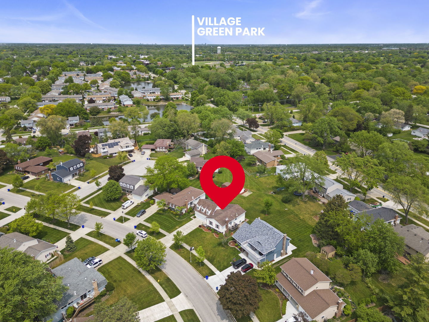 1635 South Prospect Street Wheaton, IL 60189 - Photo 42 of 53 an aerial view of residential houses with outdoor space and street view