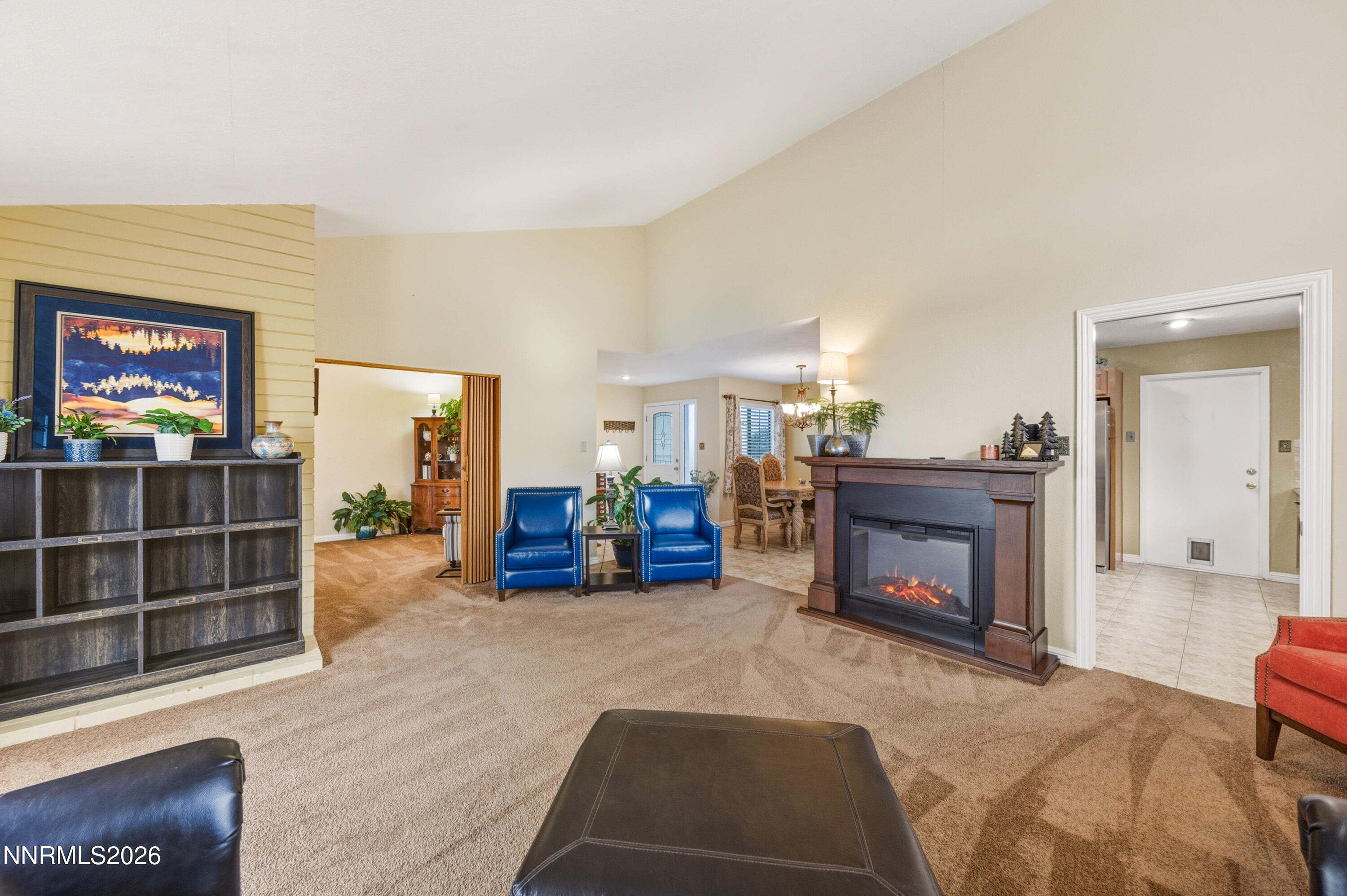 1540 O Farrell Street Reno, NV 89503 - Photo 16 of 41 a living room with furniture and a fireplace