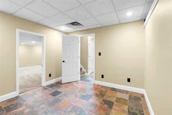 a view of empty room