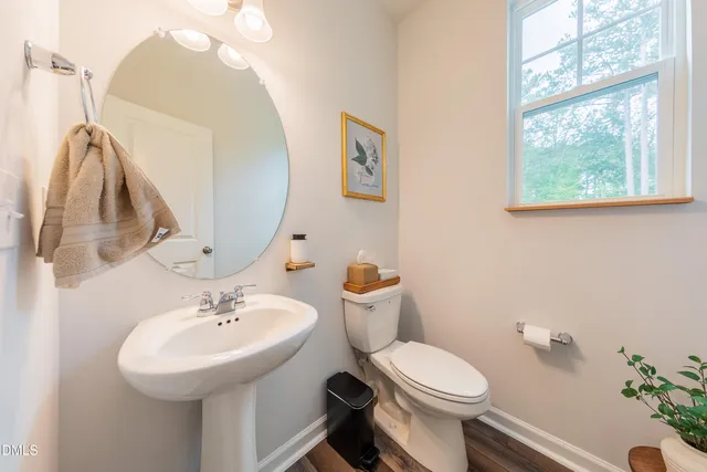 a view of a street with a building in the background