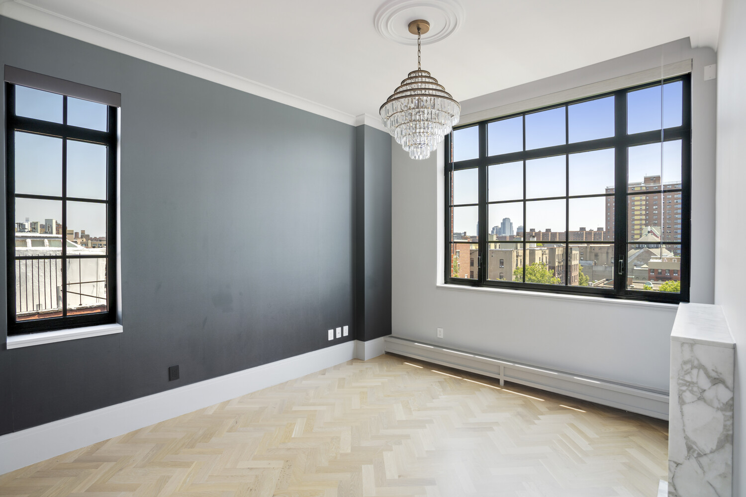 50 Clinton Street, Unit PHB Manhattan, NY 10002 - Photo 2 of 18 a view of an empty room with a window