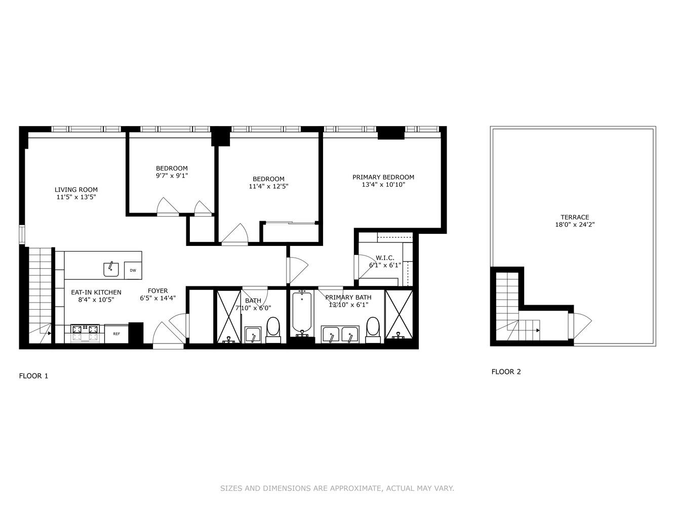 50 Clinton Street, Unit PHB Manhattan, NY 10002 - Photo 18 of 18 a picture of a floor plan
