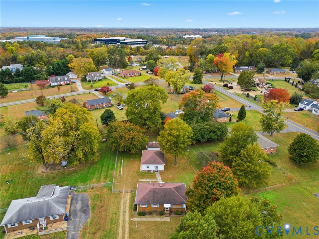 9093 Rutland Road Mechanicsville, VA 23116 - Photo 29 of 36 Aerial view of residential area