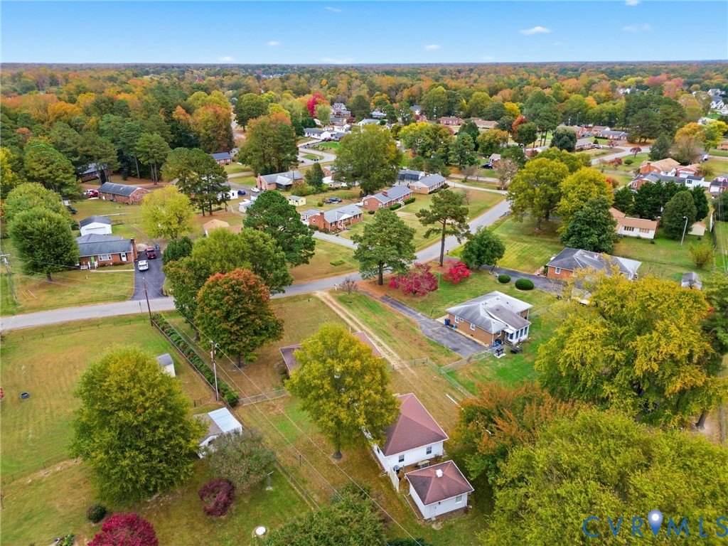 9093 Rutland Road Mechanicsville, VA 23116 - Photo 32 of 36 Aerial view of residential area