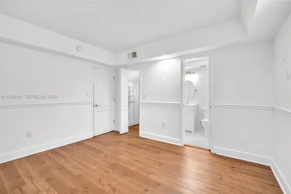 a view of empty room