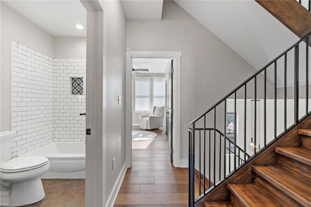 734 Middle Street Pittsburgh, PA 15212 - Photo 27 of 46 a bathroom with a toilet and a shower