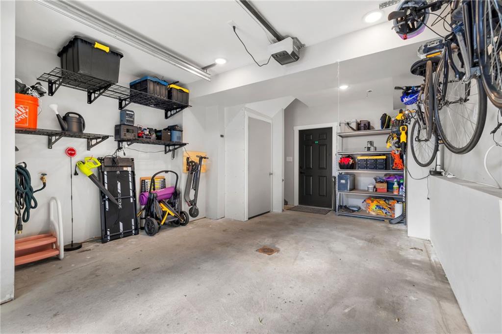 734 Middle Street Pittsburgh, PA 15212 - Photo 40 of 46 a view of a garage with a bike and storage