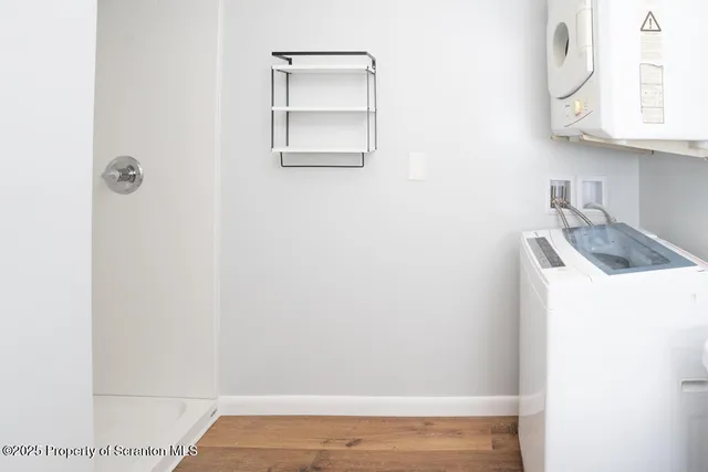 a room with storage and utility