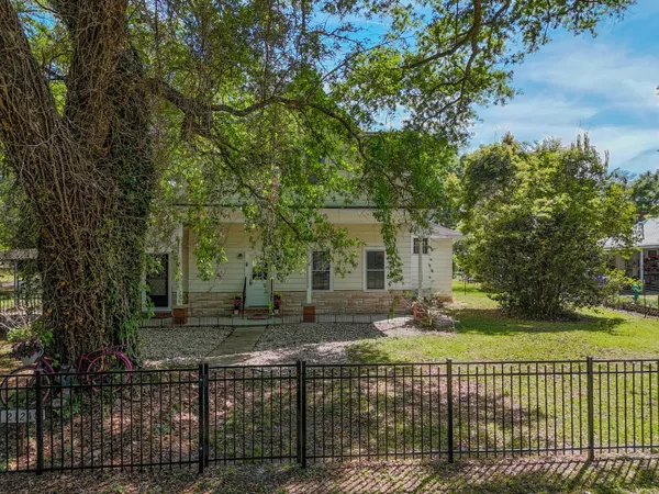 a front view of house with yard
