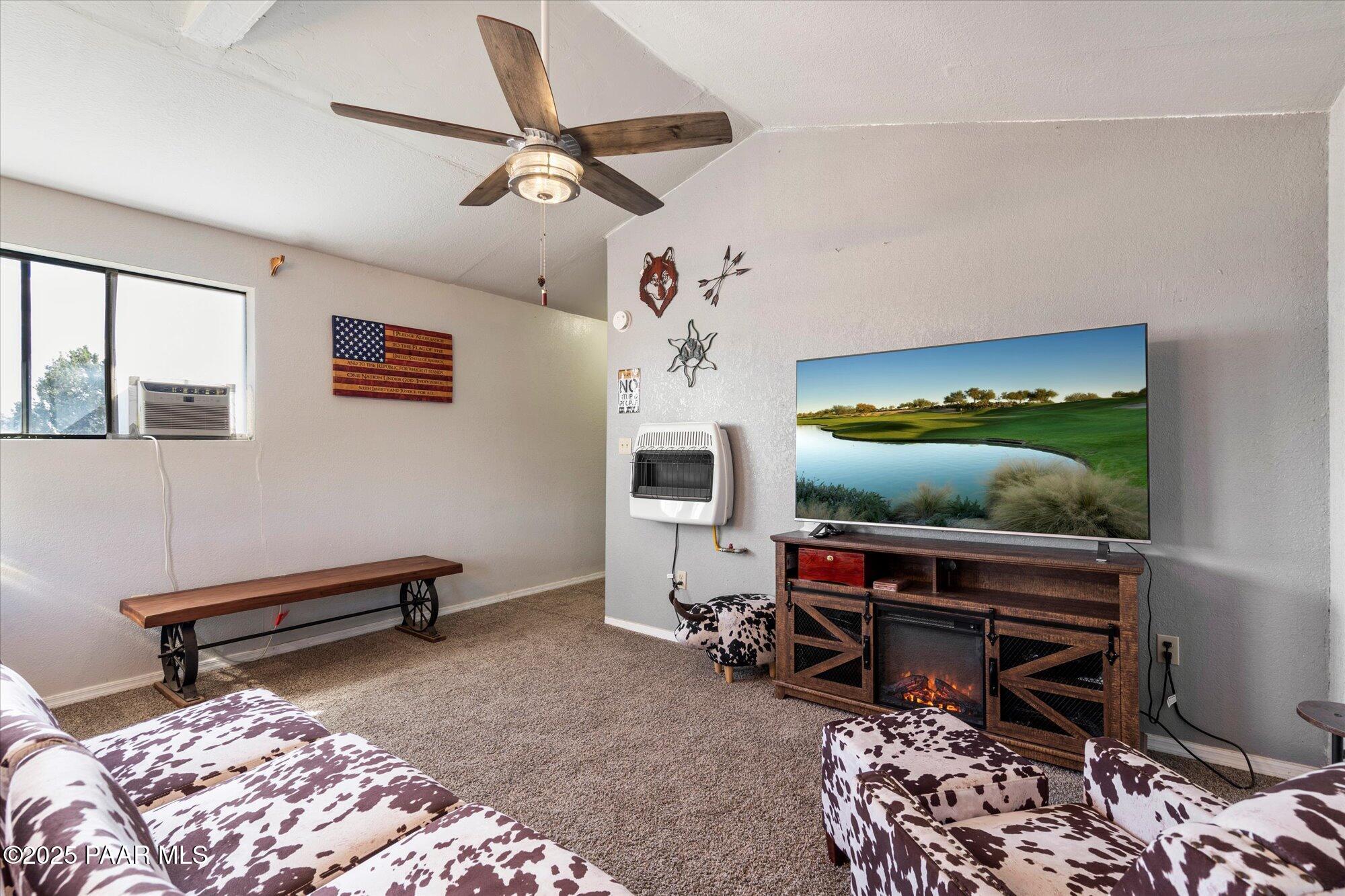33425 Cowboy Clint Road Seligman, AZ 86337 - Photo 44 of 79 living room with fireplace