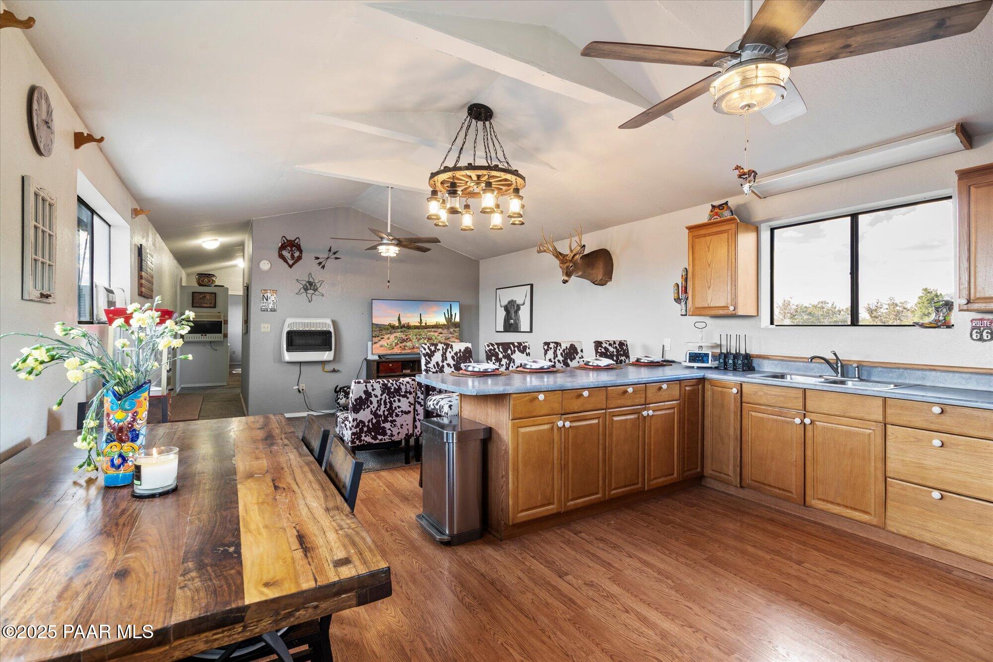 33425 Cowboy Clint Road Seligman, AZ 86337 - Photo 46 of 79 open to dining living area