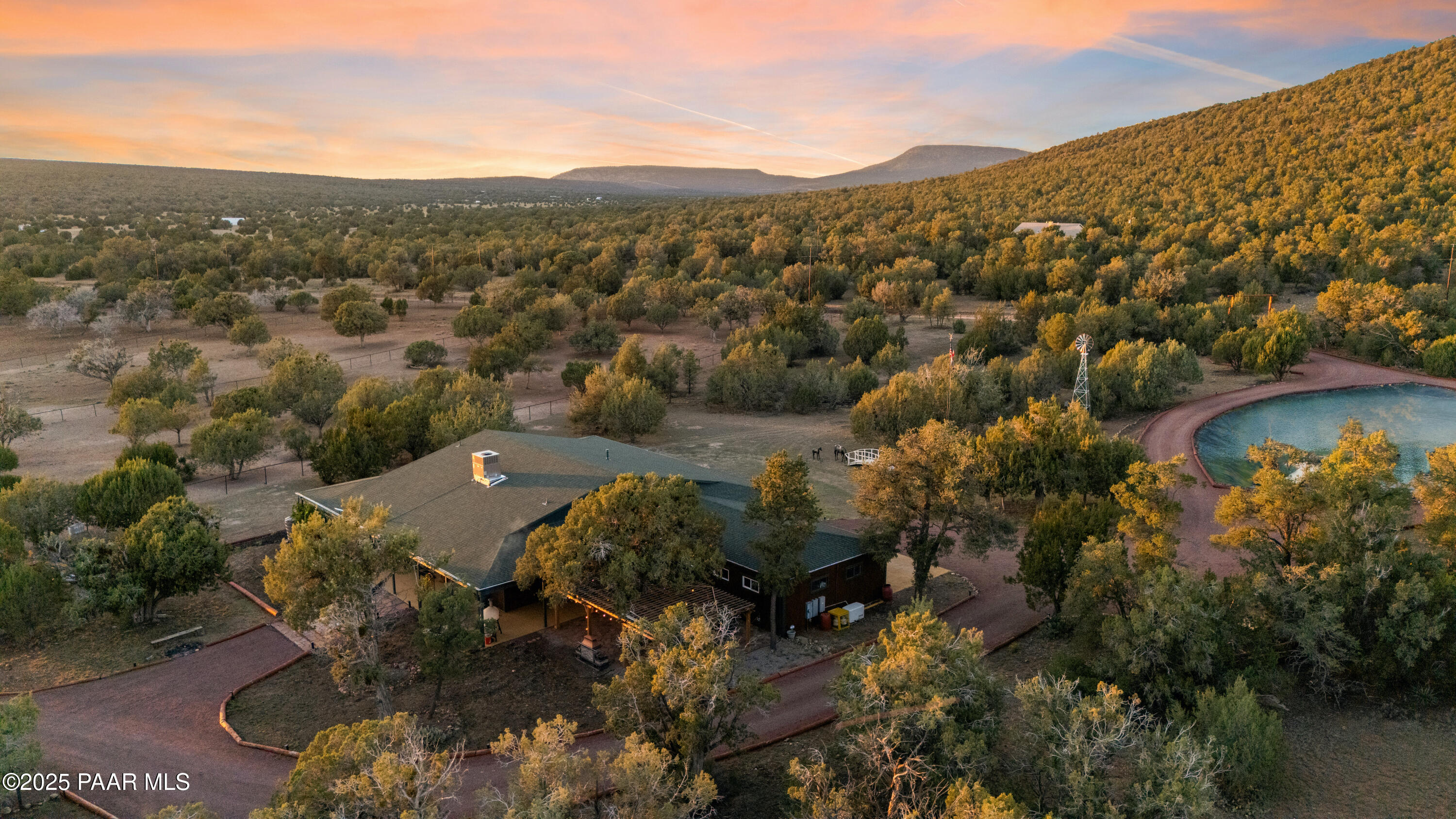 33425 Cowboy Clint Road Seligman, AZ 86337 - Photo 5 of 79 an aerial view of residential house with outdoor space