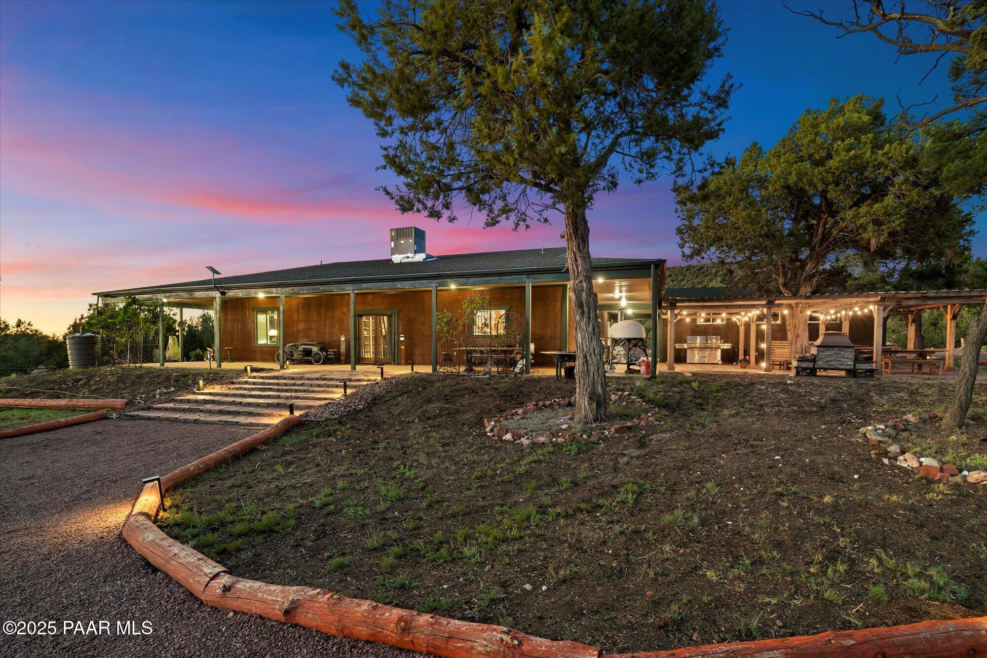 33425 Cowboy Clint Road Seligman, AZ 86337 - Photo 7 of 79 Main House Back View