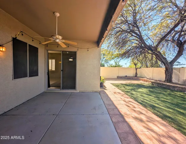 a view of a large body of water with a building in the background
