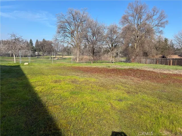a view of an outdoor space and swimming pool
