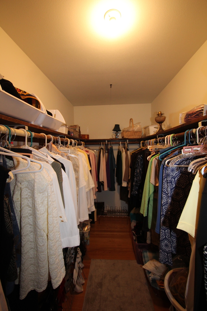 603 Old Orchard Road Harvard, IL 60033 - Photo 21 of 46 a view of walk in closet with clothes and shoes