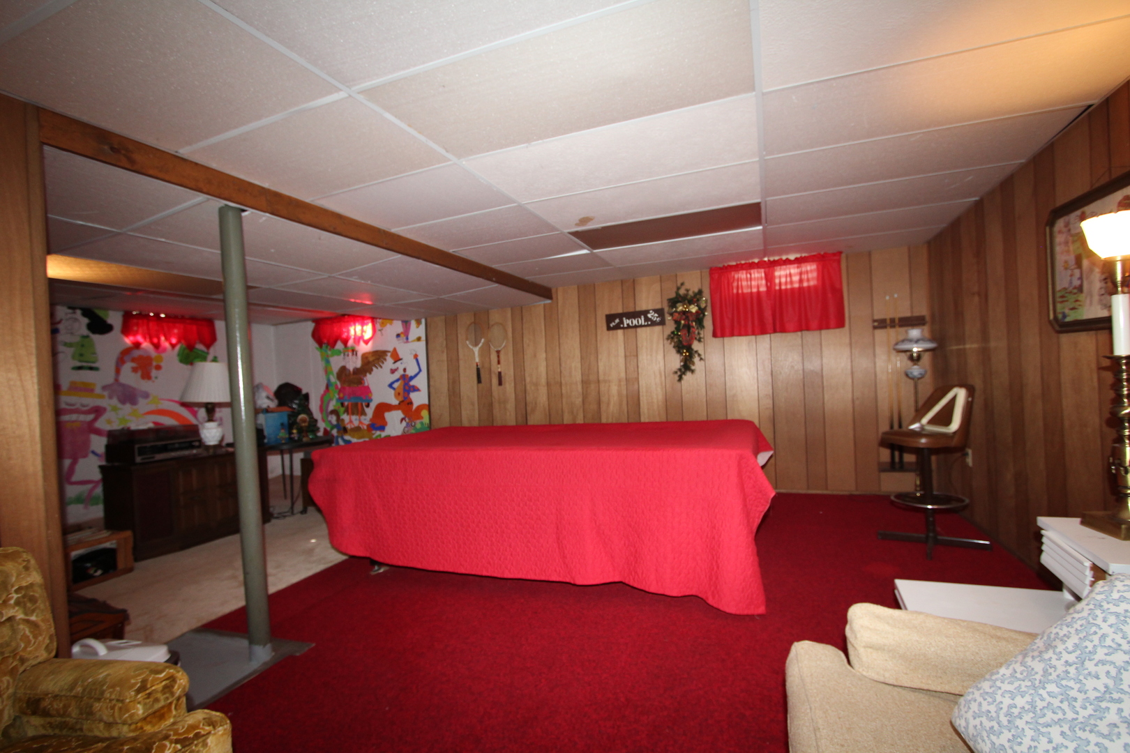 603 Old Orchard Road Harvard, IL 60033 - Photo 27 of 46 a bed room with a bed and a couch