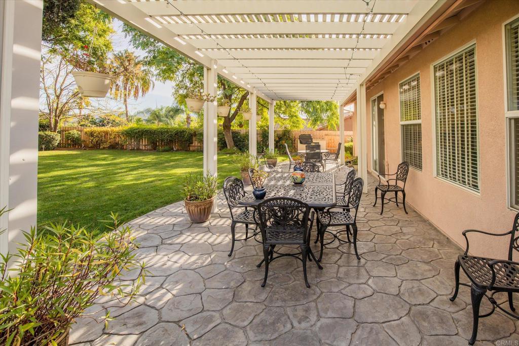 16350 Open View Road Ramona, CA 92065 - Photo 25 of 45 a view of a patio with a backyard