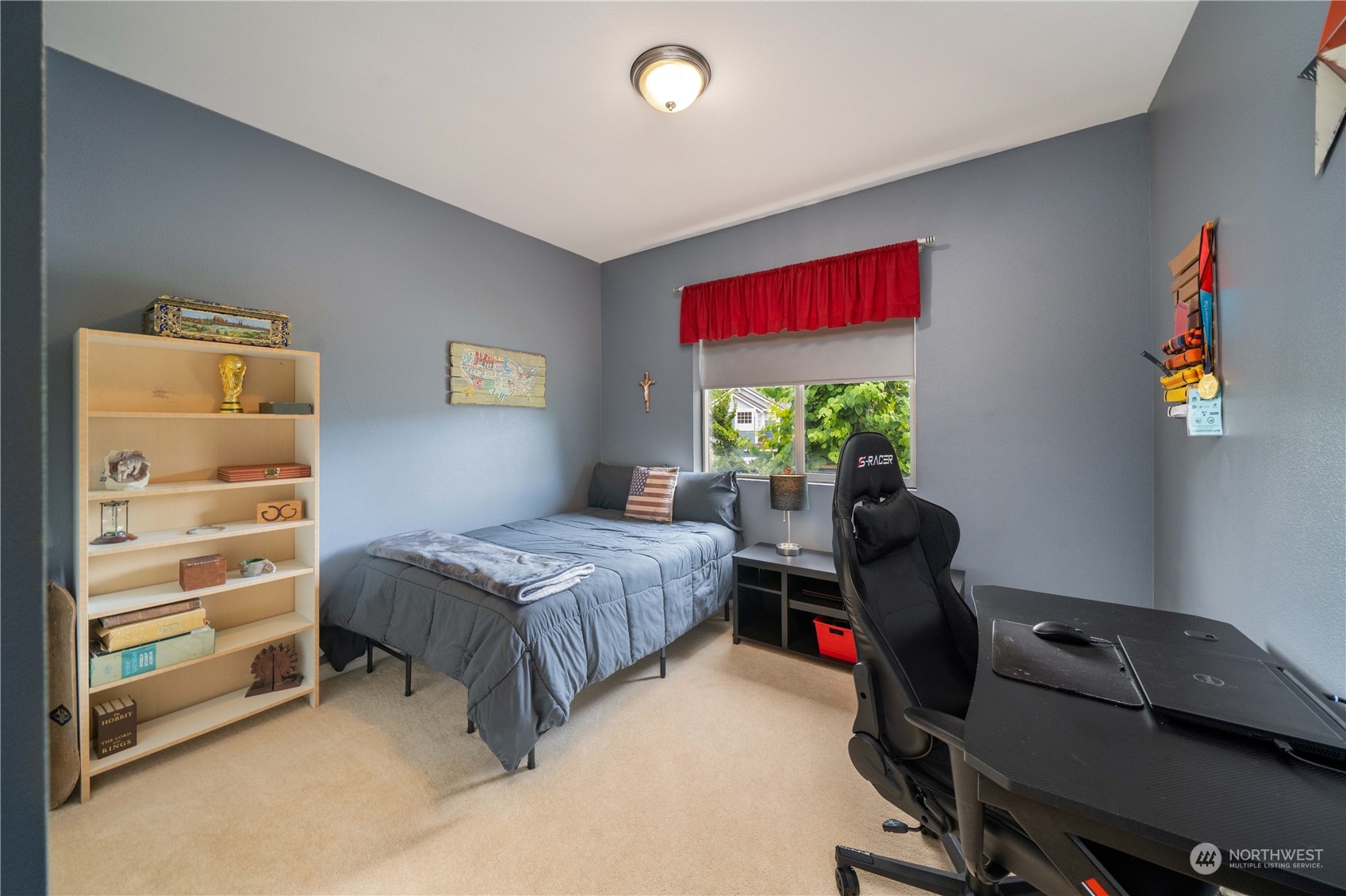 27730 Maple Ridge Way Southeast Maple Valley, WA 98038 - Photo 27 of 39 a bedroom with bed and a window