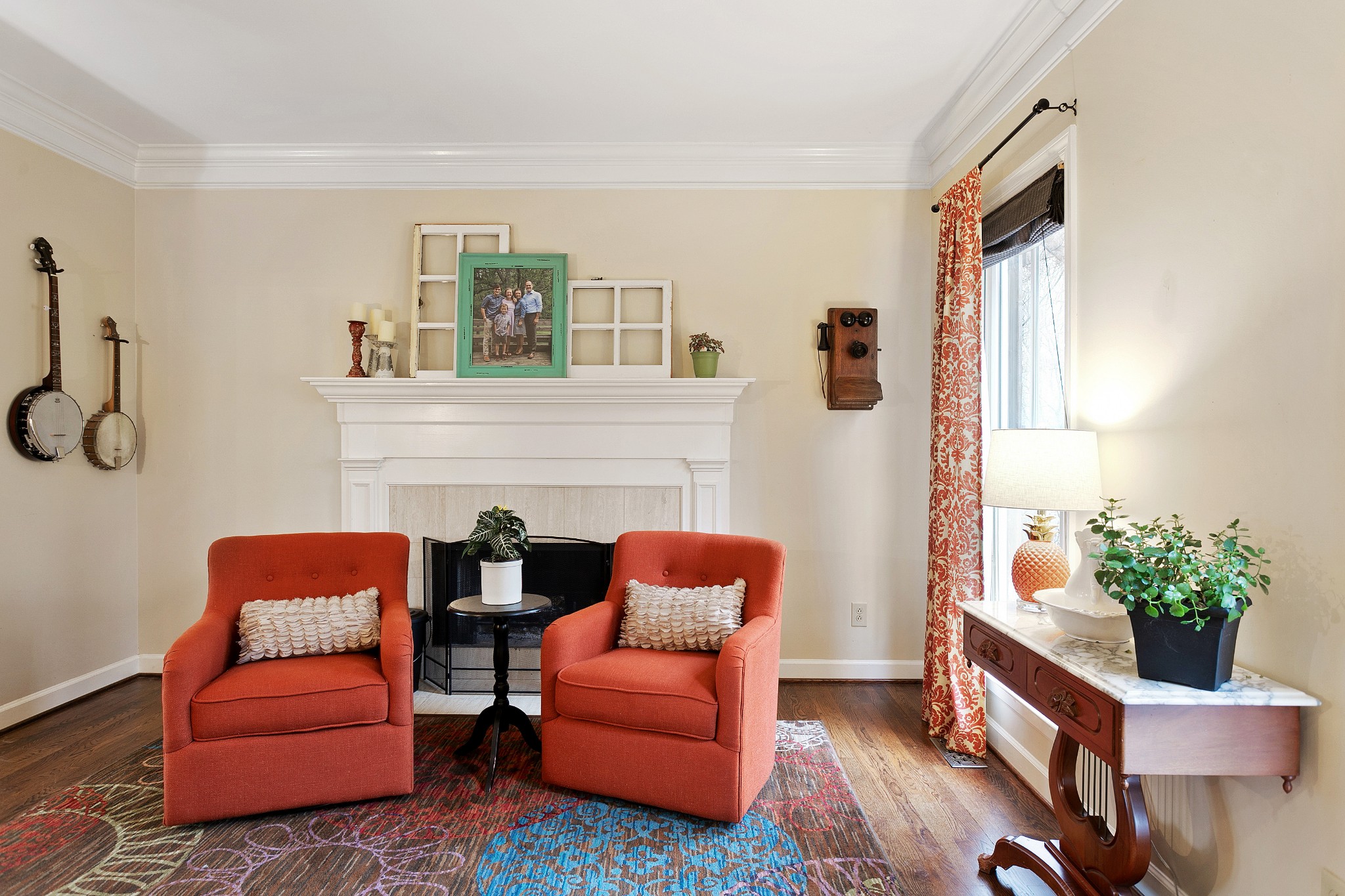 908 High Point Ridge Road Franklin, TN 37069 - Photo 13 of 69 a living room with furniture fireplace and a window