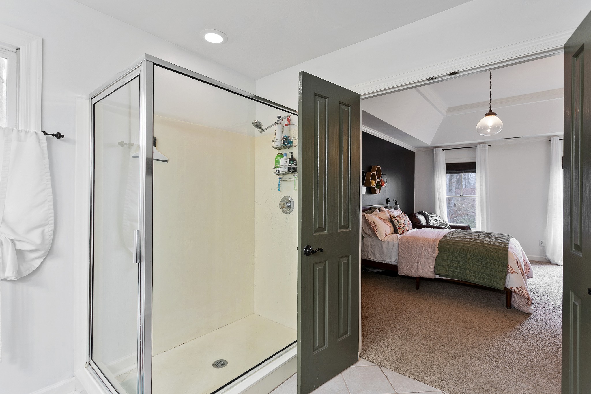 908 High Point Ridge Road Franklin, TN 37069 - Photo 37 of 69 a bed room with a bed and a mirror