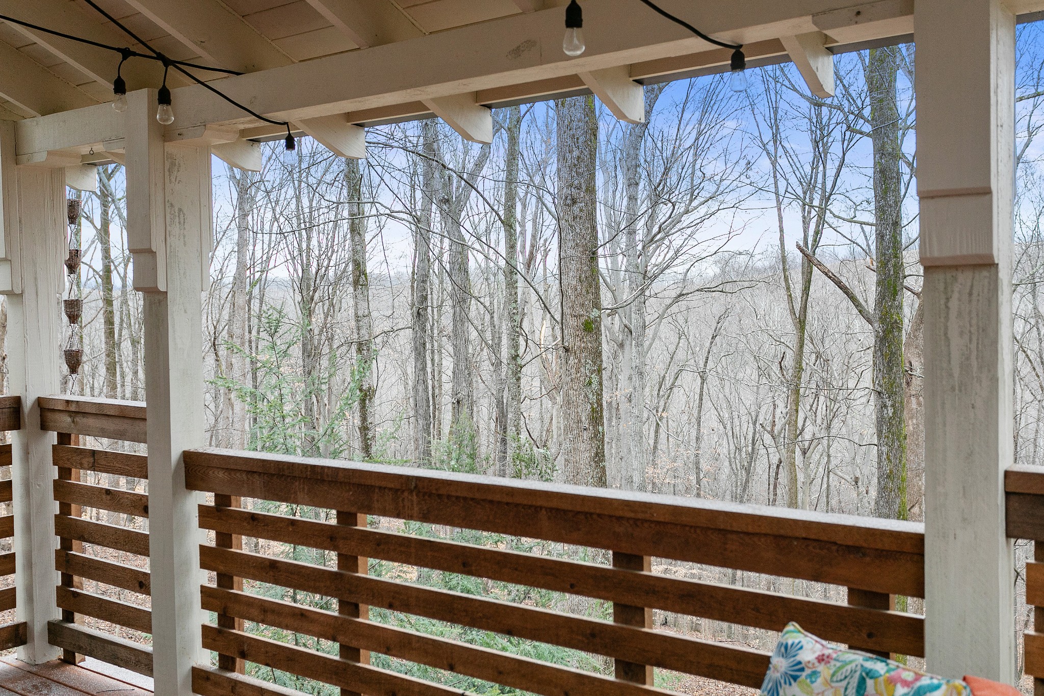 908 High Point Ridge Road Franklin, TN 37069 - Photo 59 of 69 a view of a balcony with wooden floor and fence