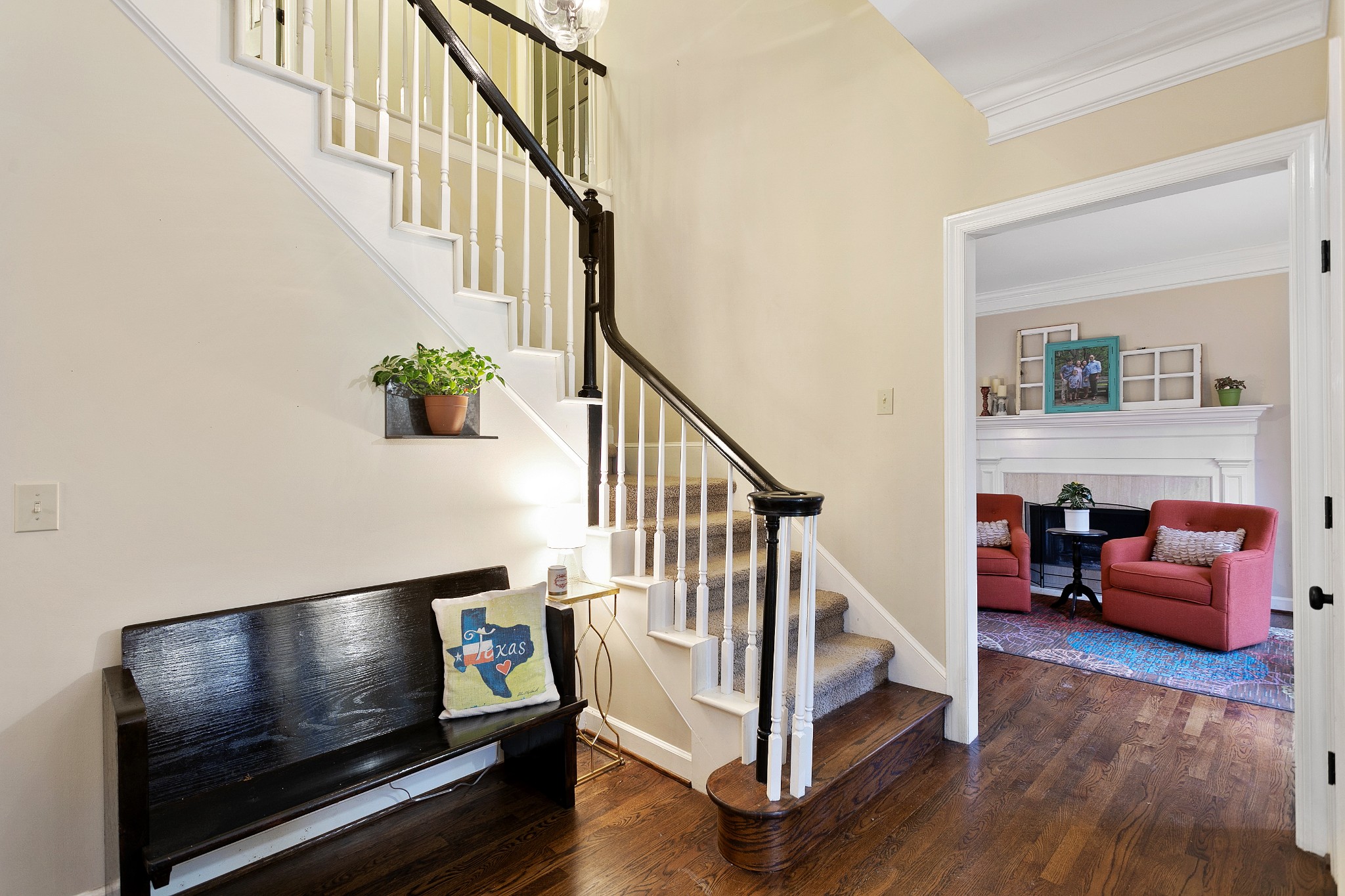 908 High Point Ridge Road Franklin, TN 37069 - Photo 9 of 69 a living room with furniture and a flat screen tv