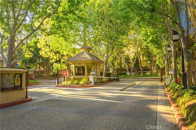 a view of street with houses