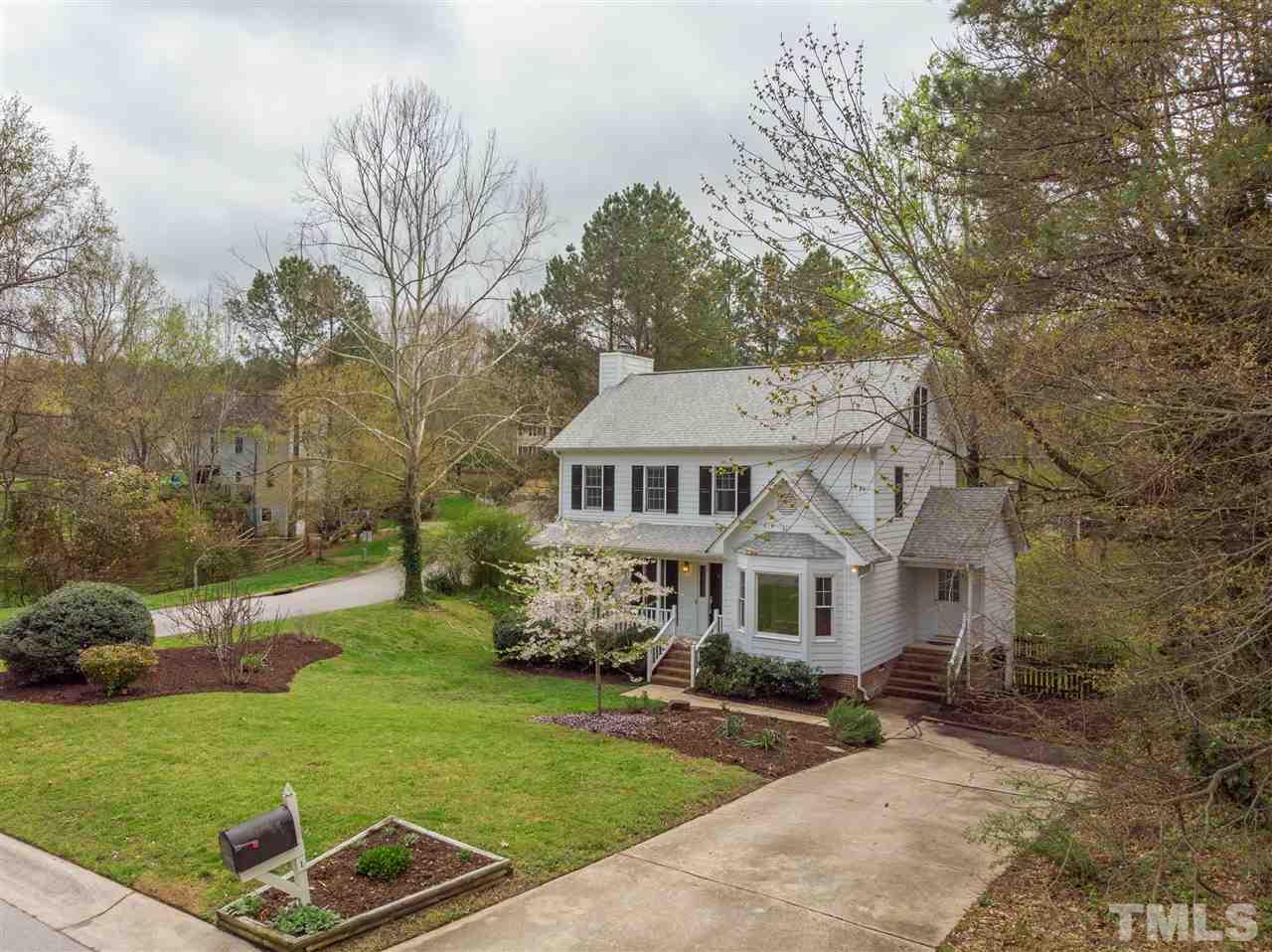 1 Swallows Ridge Court Durham, NC 27713 - Photo 3 of 26 front view of a house with a yard