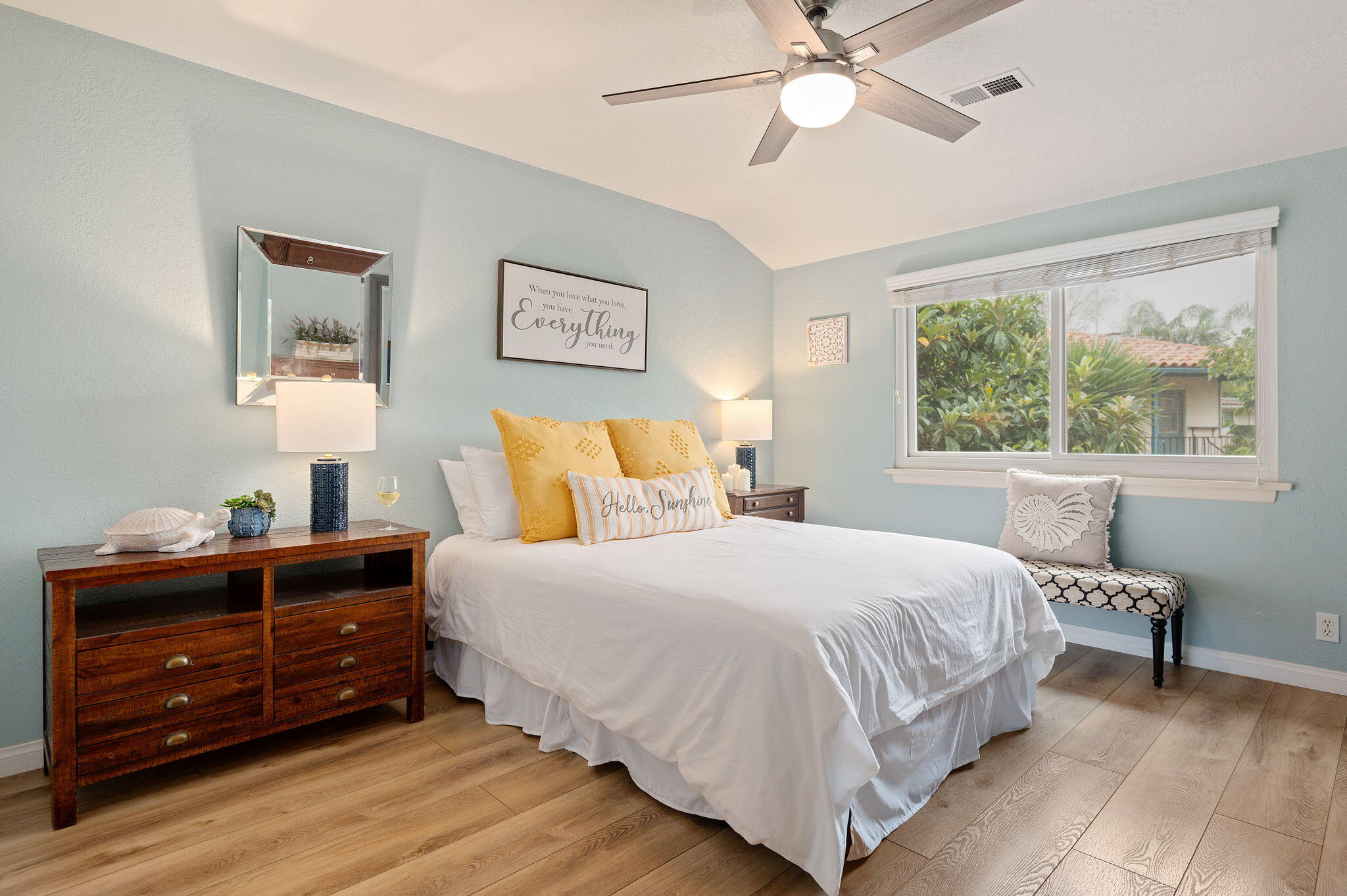 Undisclosed Address Santa Barbara, CA 93101 - Photo 15 of 23 a bedroom with a bed and a window