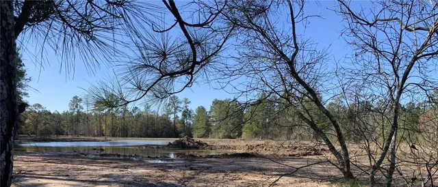a view of a backyard of the house