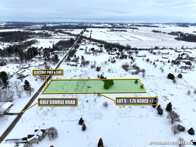 $54,500 | Lot 5 Golf Course, Brodhead, WI 53520